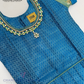 Green Color Soft Silk Langa Set In Yuma