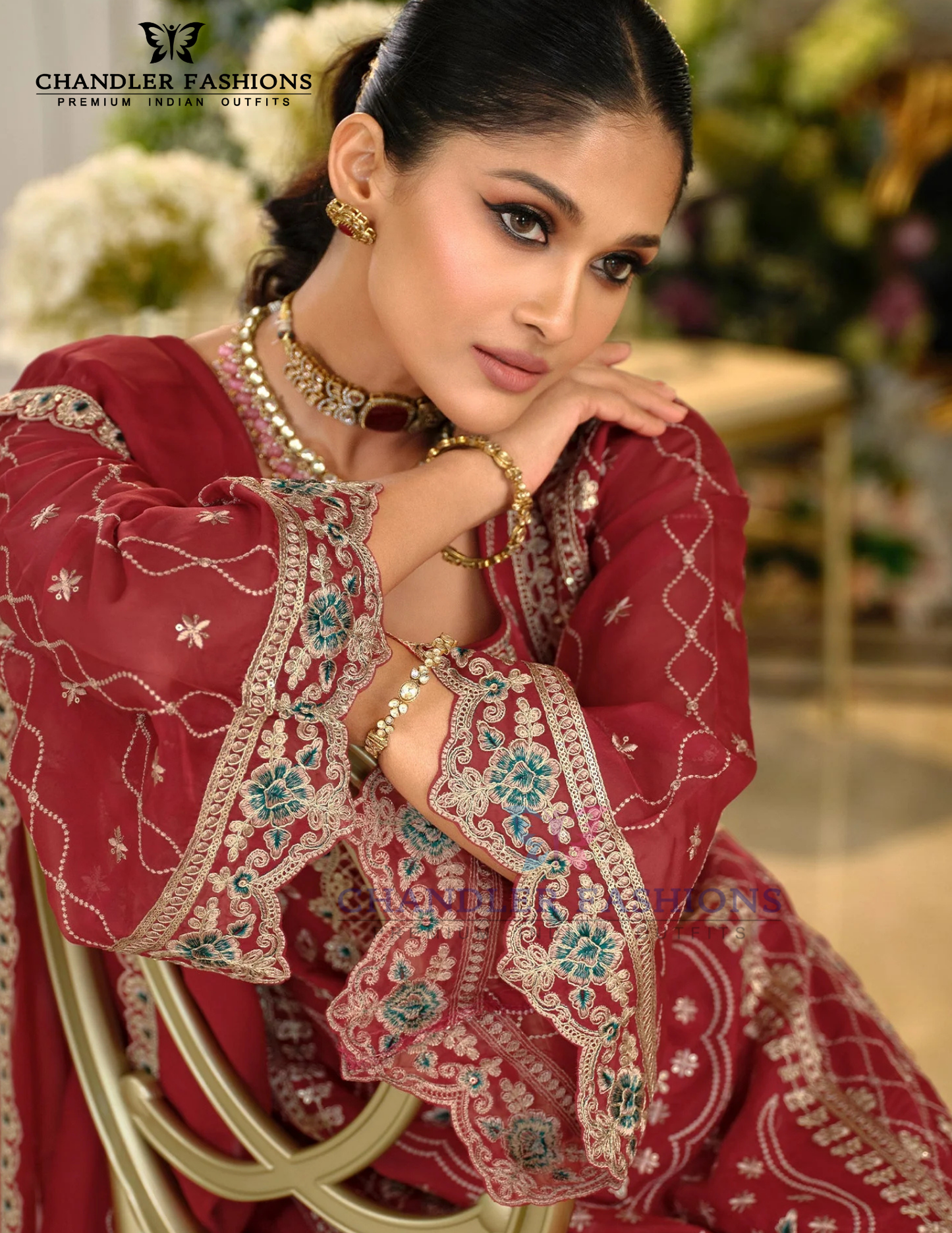 Charming Maroon Color With Salwar Suits In Suncity