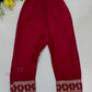 Stunning Red Color Georgette With Stone Work Kurti Suits For Kids Girls