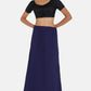 Attractive Dark Blue Colored Cotton Readymade Petticoat For Women