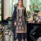 Alluring Designer Party Wear Gray Colored Palazzo Suits For Women
