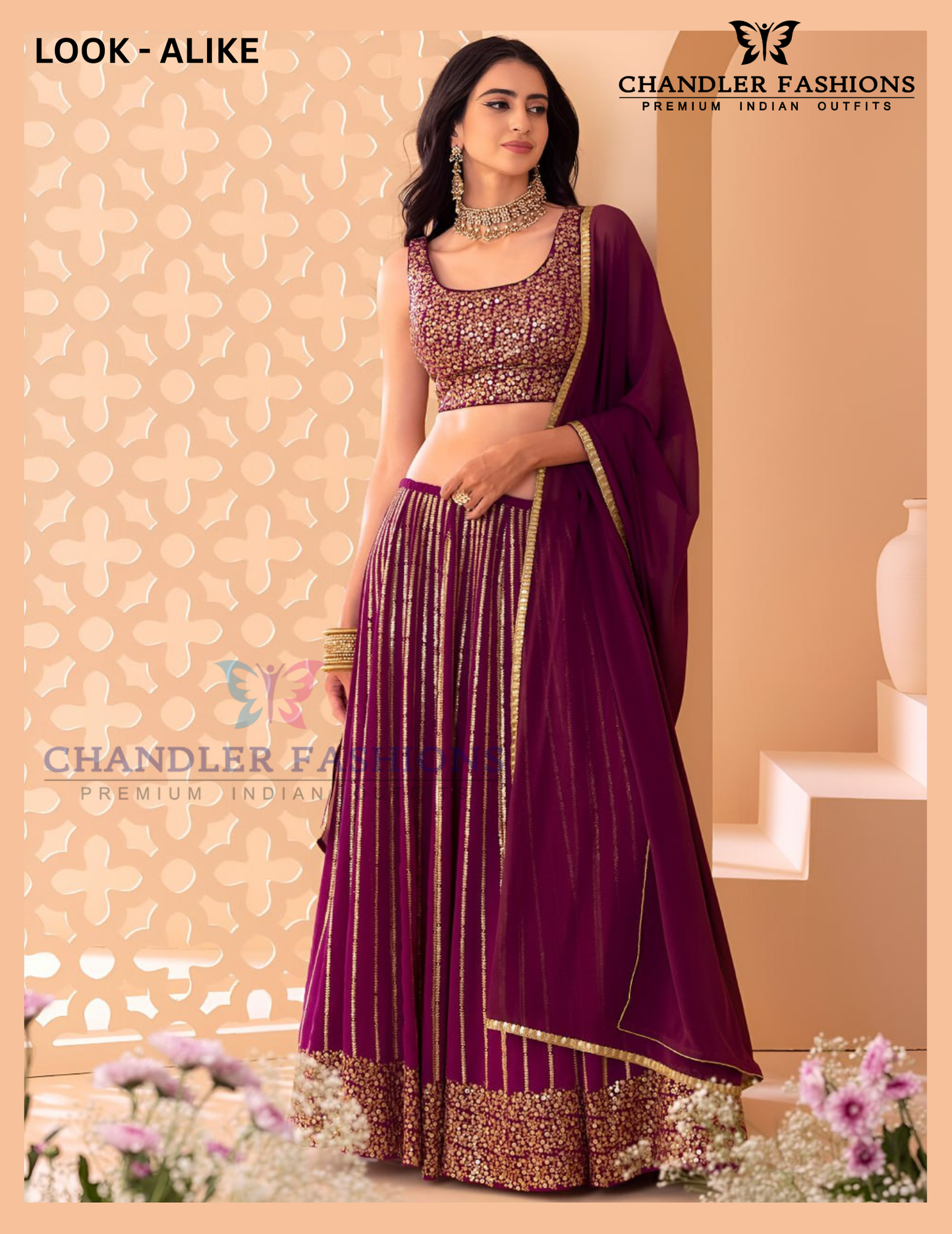 Amazing Wine Color Georgette With Sequins Zari And Embroidery Work Lehenga Choli Near Me