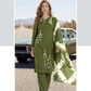 Wonderful Olive Green Color Cotton With Embroidery Work Salwar Suits For Women