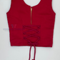 Attractive Red Colored Georgette Choli Sets With Stone Work In Glendale