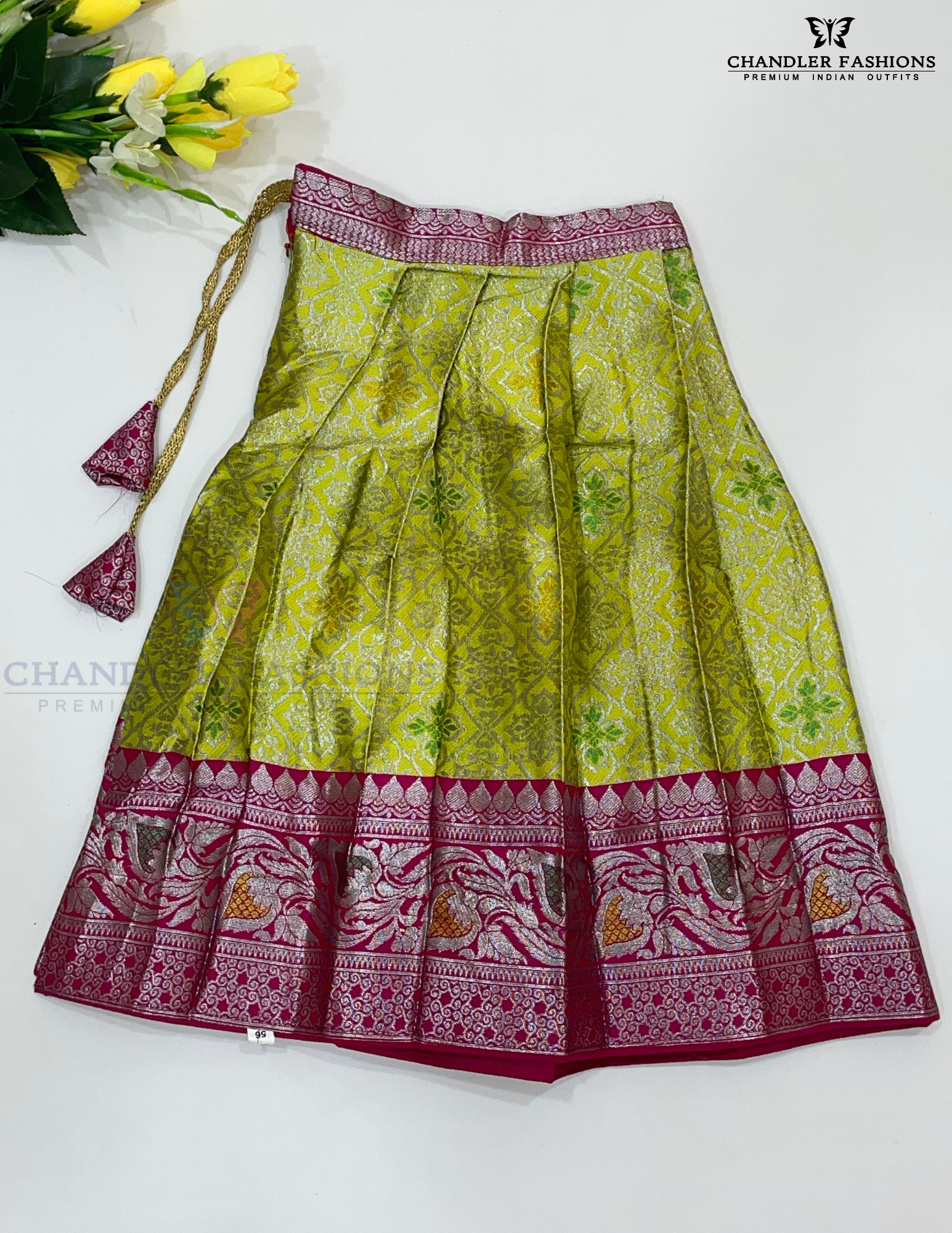 Appealing Pink Colored Art Silk Choli Sets In Mesa