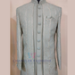 Attractive Pista Green Color Silk With Hand Embroidery Work Sherwani Suit For Men - PREMIUM QUALITY