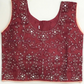 Attractive Maroon Color Girls Choli Sets