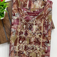 Multicolor With Embroidery And Mirror Work Silk Cotton Kurti In USA