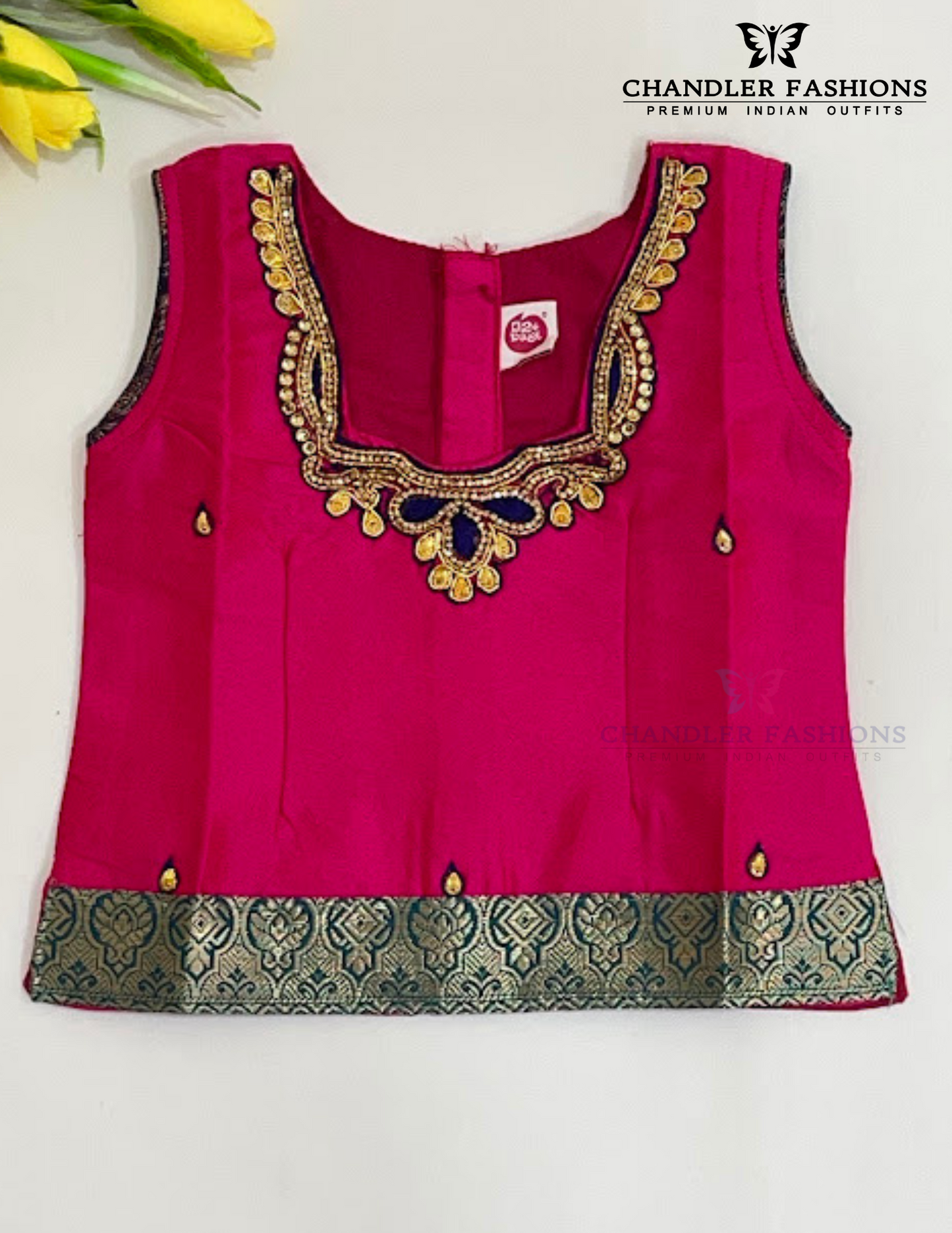 Attractive Pink Colored Silk Langa Sets  In Tempe