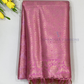 Beautiful Pink Color Art Silk Saree With Contrast Pallu For Women