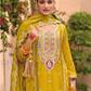 Embroidery Work Palazzo Suits With Dupatta in Phoenix