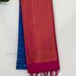 Amazing Teal Blue Color Soft Silk Saree With Contrast Rich Pallu For Women