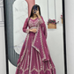 Light Purple Color Embroidery And Sequins Work Lehenga Choli In Yuma