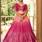 Pink Color Silk With Sequins Work Lehenga Choli With Dupatta For Women Near Me