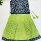 Graceful Gray Georgette With Embroidery Work Girls Choli Set In Mesa