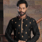 Magnificent Black With Gold Colored Embroidery Work Near Me
