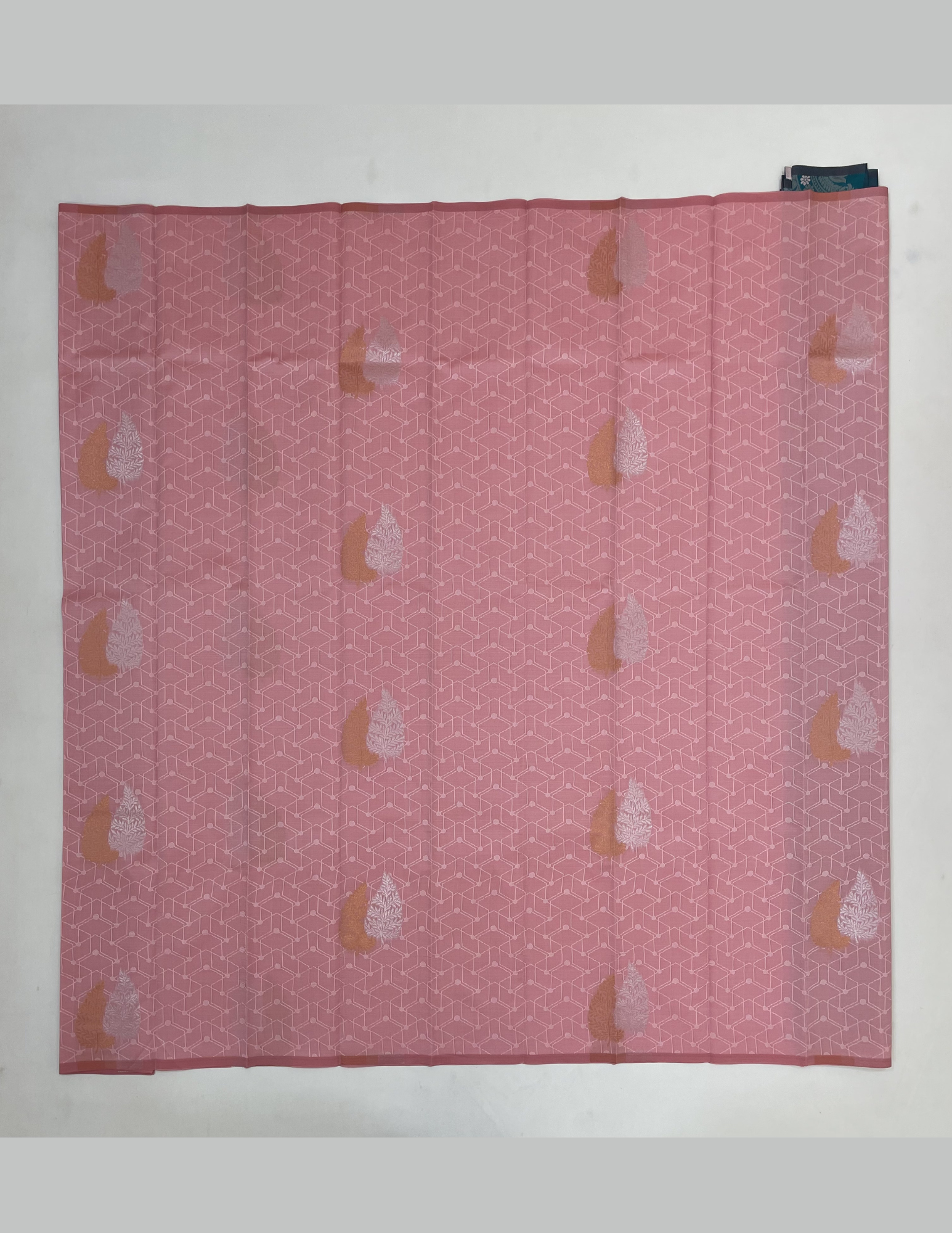 Pink Color Art Silk With Green Color Pallu Saree In Mesa