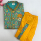 Beautiful MultiColor Designer Sherwani Suit With Brooch Pin Near Me 