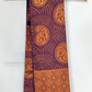 Elegant Dark Purple Color Art Silk Saree With Contrast Rich Pallu For Women