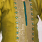 Mehendi Green Color Sequins Work Kurti Suit In USA
