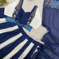 Exquisite Blue Color Rayon Chaniya Choli With Printed Work In Mesa