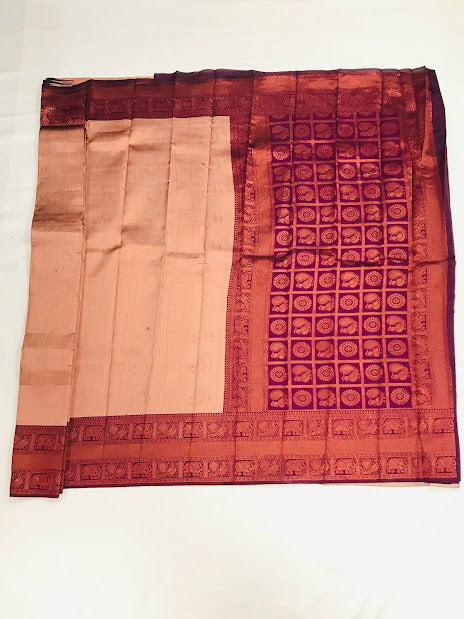 Art Silk Saree With Brocades And Contrast Rich Pallu in USA