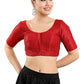 Fabulous Red Color Art Silk Designer Blouse For Women