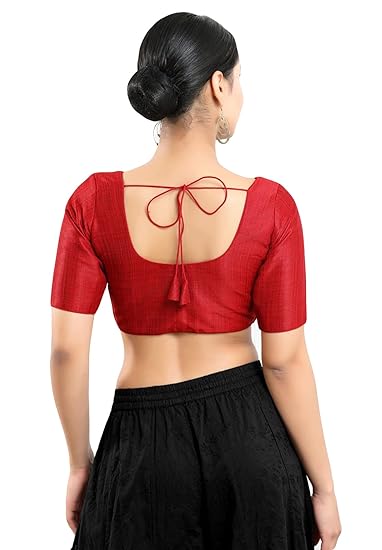 Fabulous Red Color Art Silk Blouse In Prescott