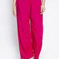 Fabulous Pink Palazzo Pants With Embroidery