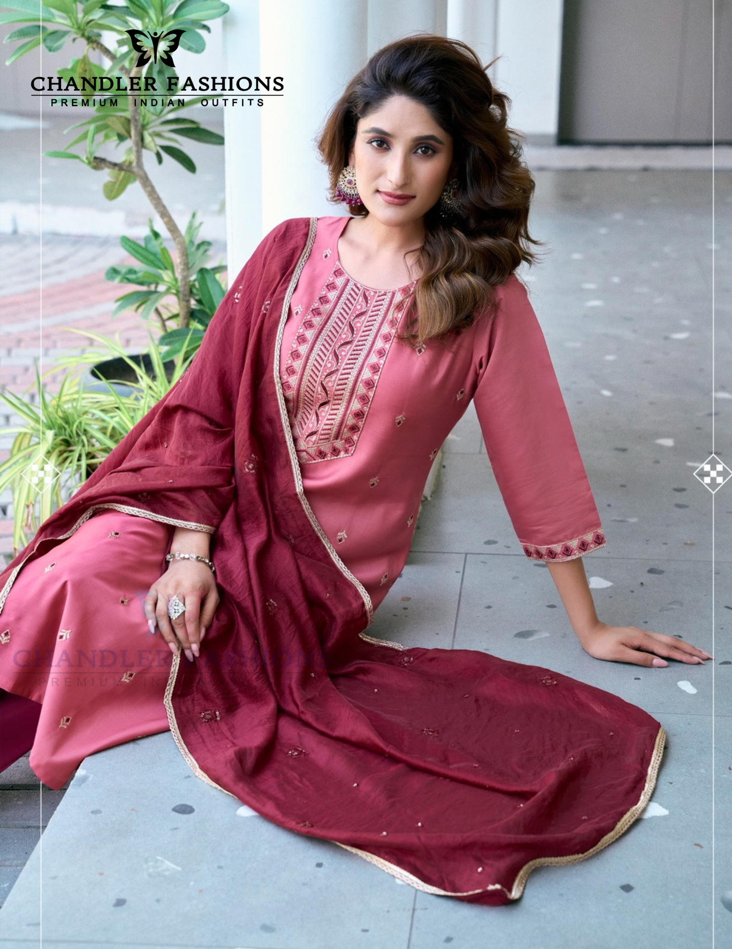 Roman Silk Salwar Suits For Women Near Me