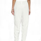 White Cotton Tulip Pants For Women In Tempe