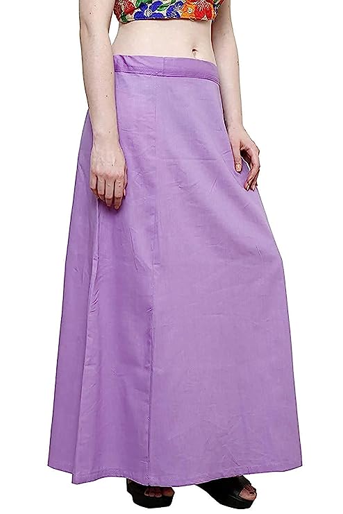 Women's Light Violet Royal Cotton Embroidery Work Near Me