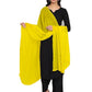 Girl's Bright Yellow Chiffon Dupatta In USA