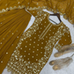 Mustard Yellow Color Georgette Palazzo Suits In USA