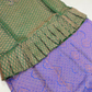 Green And Blue Color Stone Work With Silk Langa set Indian Ethnic Wear