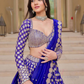 Blue Color Embroidery And Mirror Work Choli In Chandler