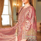 Charming Pink Color Embroidery Work Salwar Suits With Dupatta In Near Me