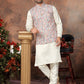 Stunning Multicolor Silk Kurta And Pajama Set With Digital Print And Sequins Work Jackets For Men Near Me