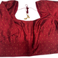 Stunning Maroon Color Butti Work Ready To Wear Blouse For Women