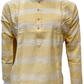 Alluring Yellow Color Cotton Kurta With Pajama For Men