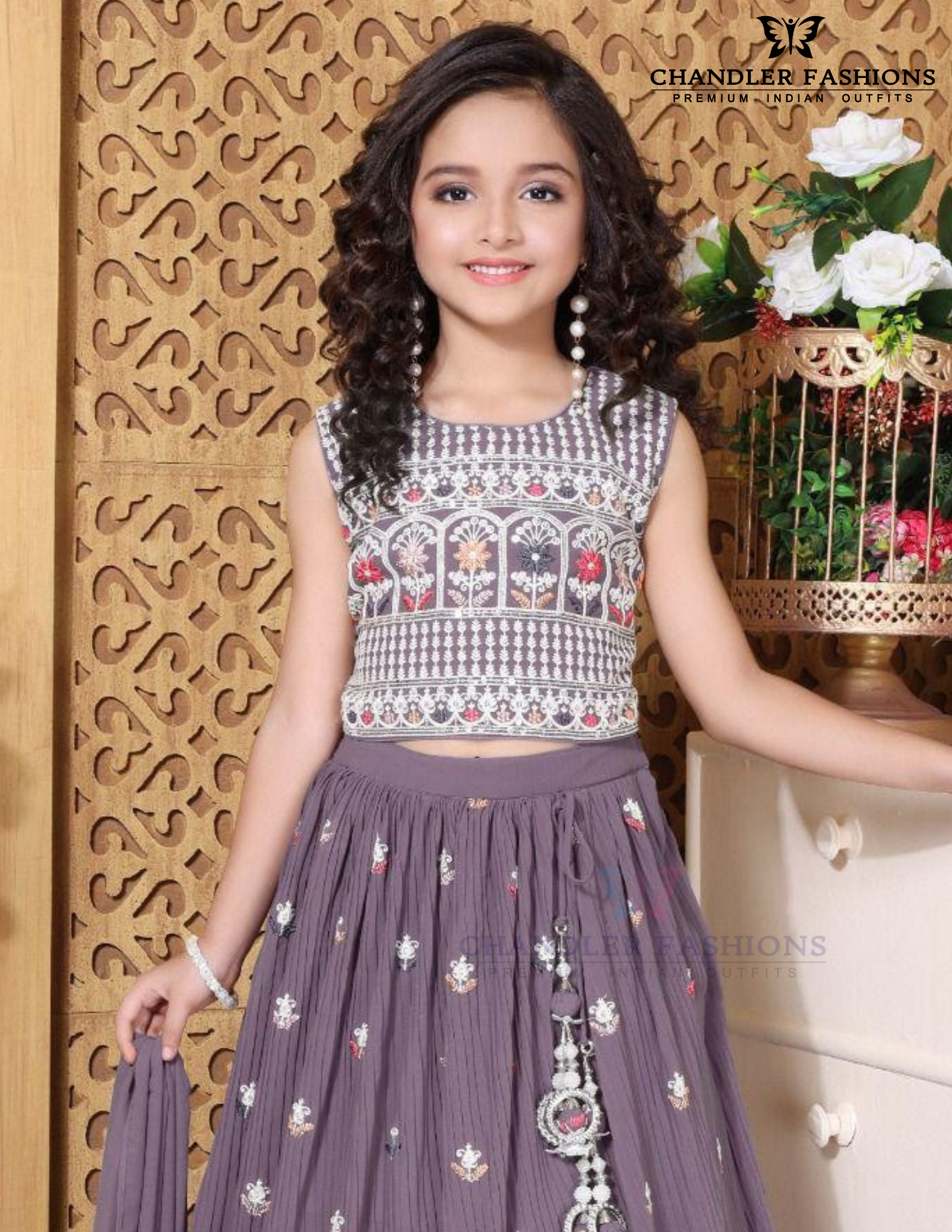 Alluring Purple Color Embroidery And Sequins Work Choli Set With Dupatta