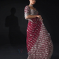 Beautiful Maroon color Soft Georgette Sequins Embroidery Work Sarees For Women In Tempe