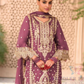 Purple Color Organza With Embroidery Work Salwar Suits With Dupatta Near Me