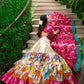 Beautiful Pink Colored Kalamkari Print With Zari Weaving Border Lehenga Choli With Dupatta