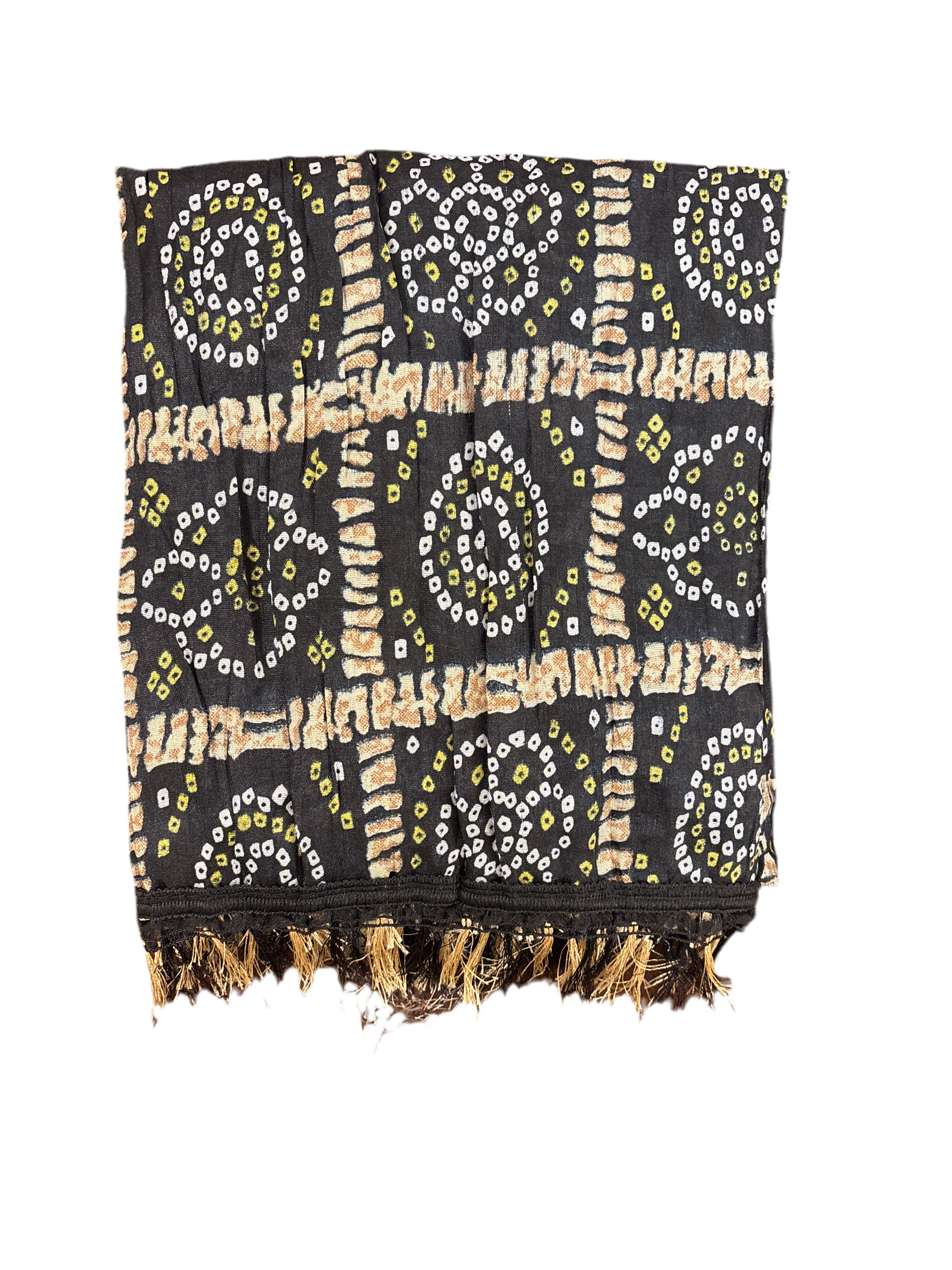 Attractive Black Color With Printed Work Dupatta For Women