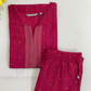 Dark Pink Color Rayon Kurti And Palozzo Suits Near Me