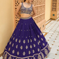  Embroidery Sequins Work Lehenga Choli With Dupatta In USA