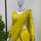 Thread Work With Sequins And Coin Lace Border Lehenga With Dupatta in Suncity