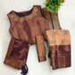 Stunning Dark Purple Color Art Silk Choli Set With Zari Work For Girls Near Me