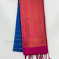 Teal Blue Color Soft Silk Saree With Contrast Rich Pallu For Women Near Me